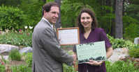 Maggie Lewis accepted the Nursing Home Quality Award for Stratton House